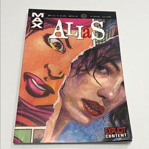 Alias Comic Book with Vibrant Cover Art